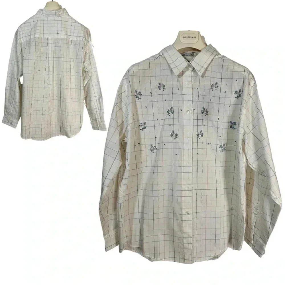 Vintage-Tabi international size:XL bottom down long sleeve shirt